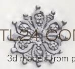Розетки (ROSETTE_1322 -  | 3D model 3DSMAX / OBJ / STL) 3D модель для ЧПУ станка